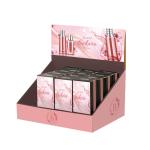 Linen Retail Cardboard Counter Display Boxes Embossing OEM