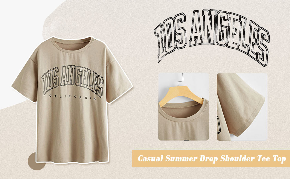 1000 Quantity Splicing Women's Oversized Tees Vintage Half Sleeve Loose Casual T-Shirt