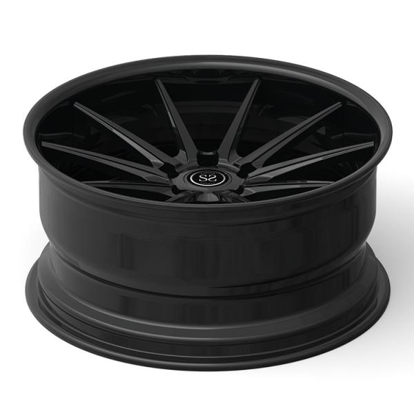 Porsche 997 20 X 10 2 Piece Concave Gloss Black Forged Aluminum Alloy Rims 5x130