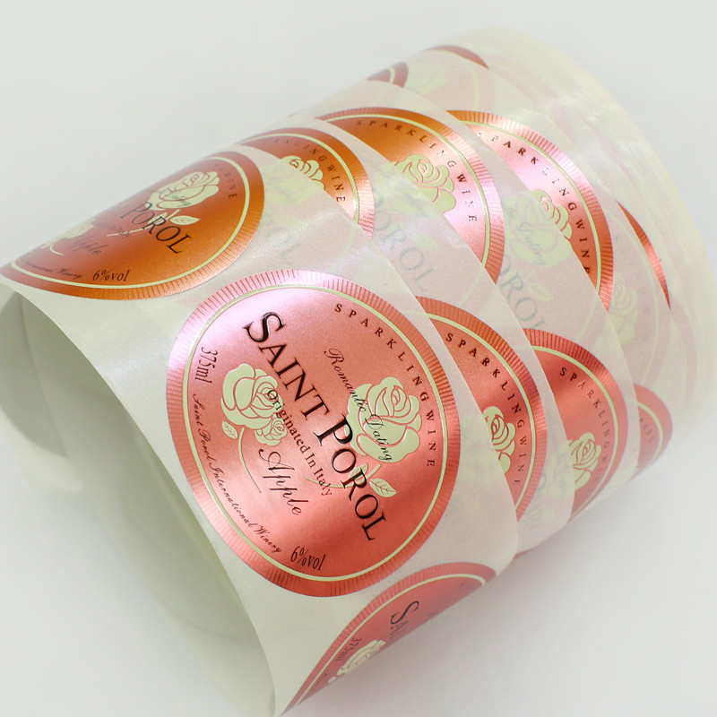 Tamper Proof Logo Sticker Roll