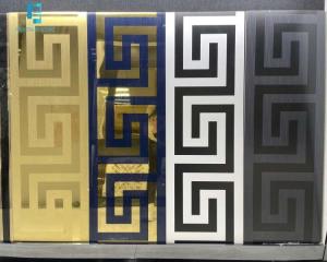 China Corridor Golden Surface Glazed Porcelain Floor Tile 300x600mm Luxury Building Decoration wholesale