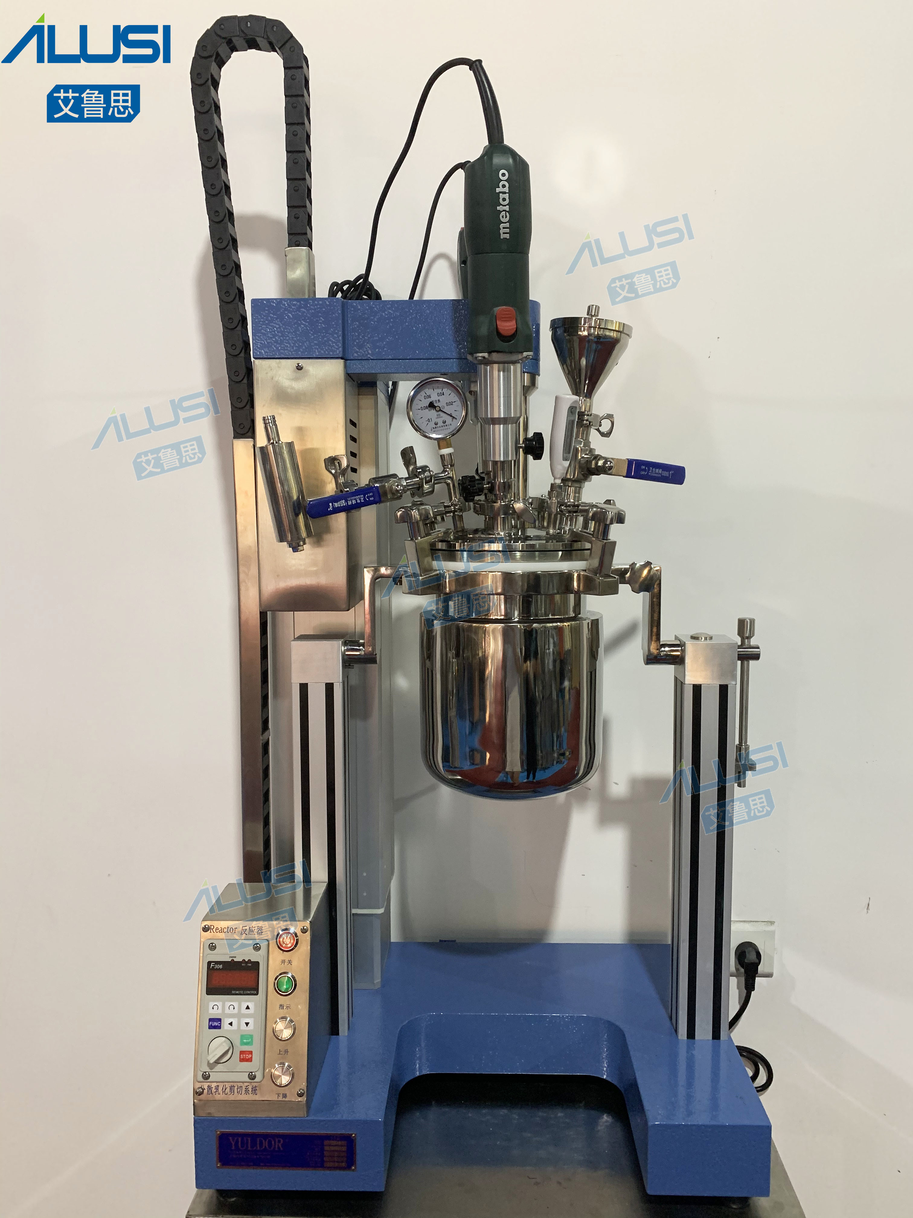10L SS Vacuum Homogenizer Laboratory Emulsifier Mixer For Cosmetics Cream Paste