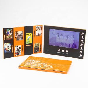 China Video Lcd Book Advertising Promotion Video Brochure Card 7 Inch In Print Lcd Screen Book Digital Catalogue wholesale