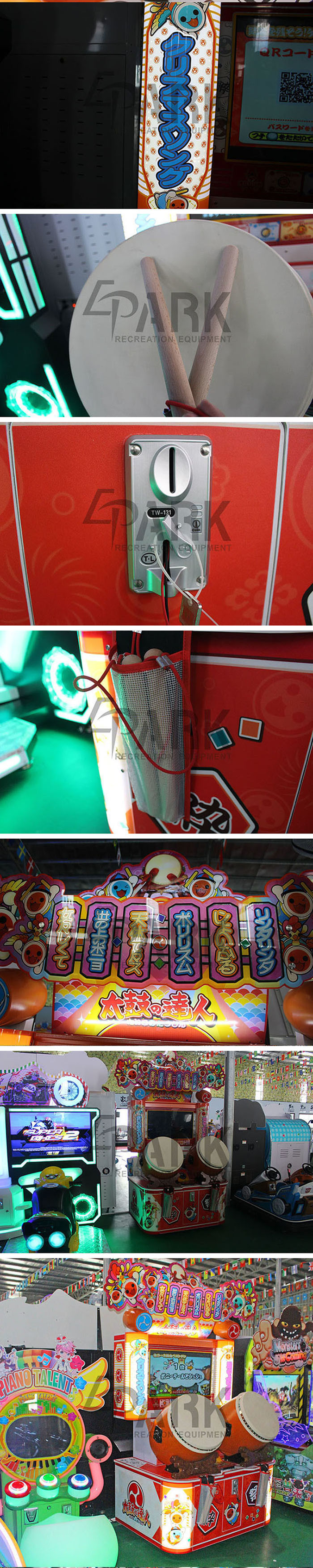 Taiko Talent Game Coin Operated Drummer Music Machine Attract And Fashion