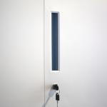 Narrow Side Staff Room Lockers Colorful Clothes Locker With Metal Rods