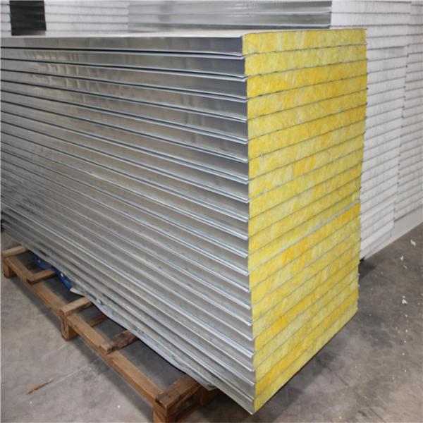 1150-50-0.426mm glass wool wall sandwich panel with fireproof and sound