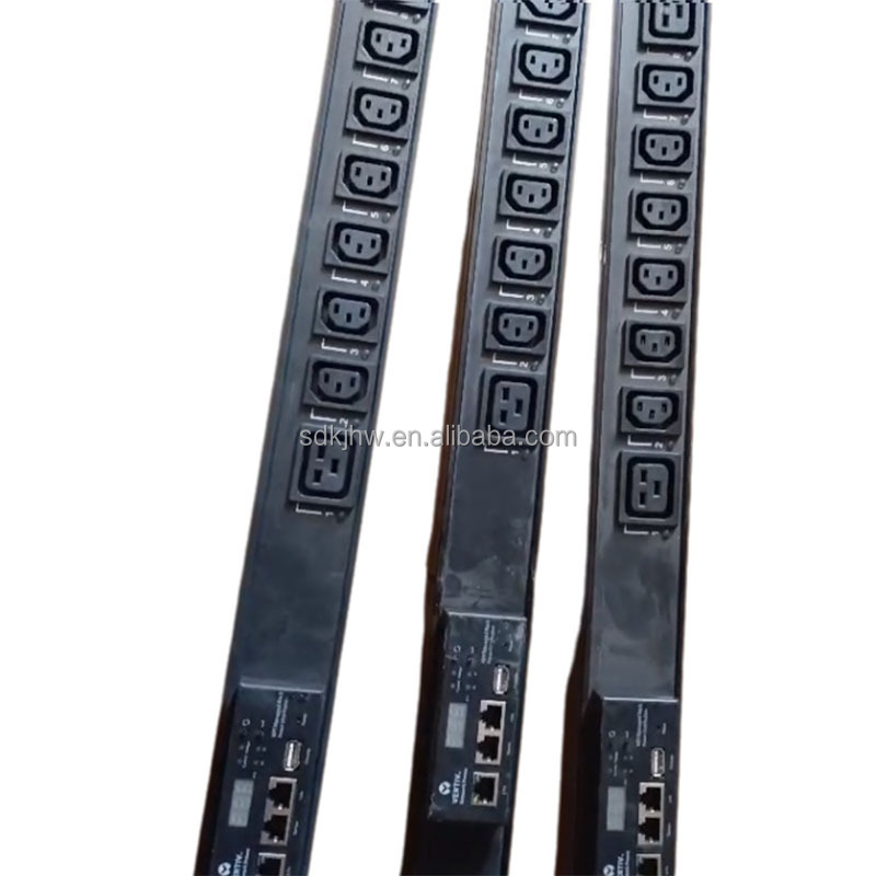 1U Form Factor Vertiv PDU Socket AC 1p MP-EVENCA12B04X for 32A Frequency Data Center