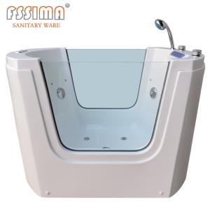 China 1100mm Thermostatic Infant Spa Tubs For Baby With LED Light wholesale