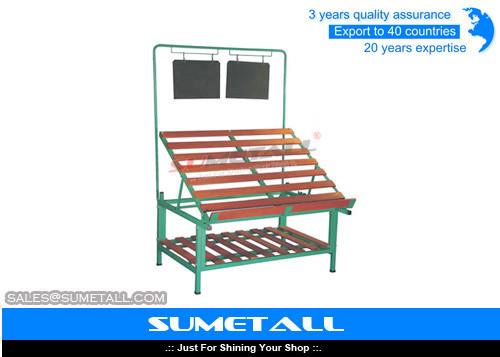 Wooden Display Shelving Units For Fruit Vegetable Display / Retail Display