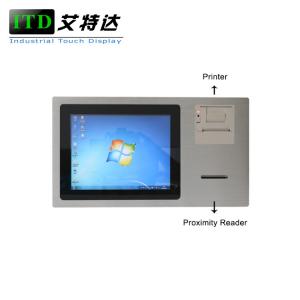 China 12.1 Inch PCAP/PCT Touch Panel Computer Windows 7/10 PC With Thermal Printer And Proximity Reader wholesale