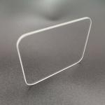 Transparent Light Guide Sheet Borosilicate Square Round Corner Optical Glasses