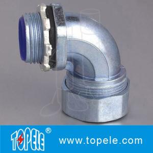 China Liquid tight Flexible Conduit And Fittings steelConnector 90 Degree Angle wholesale