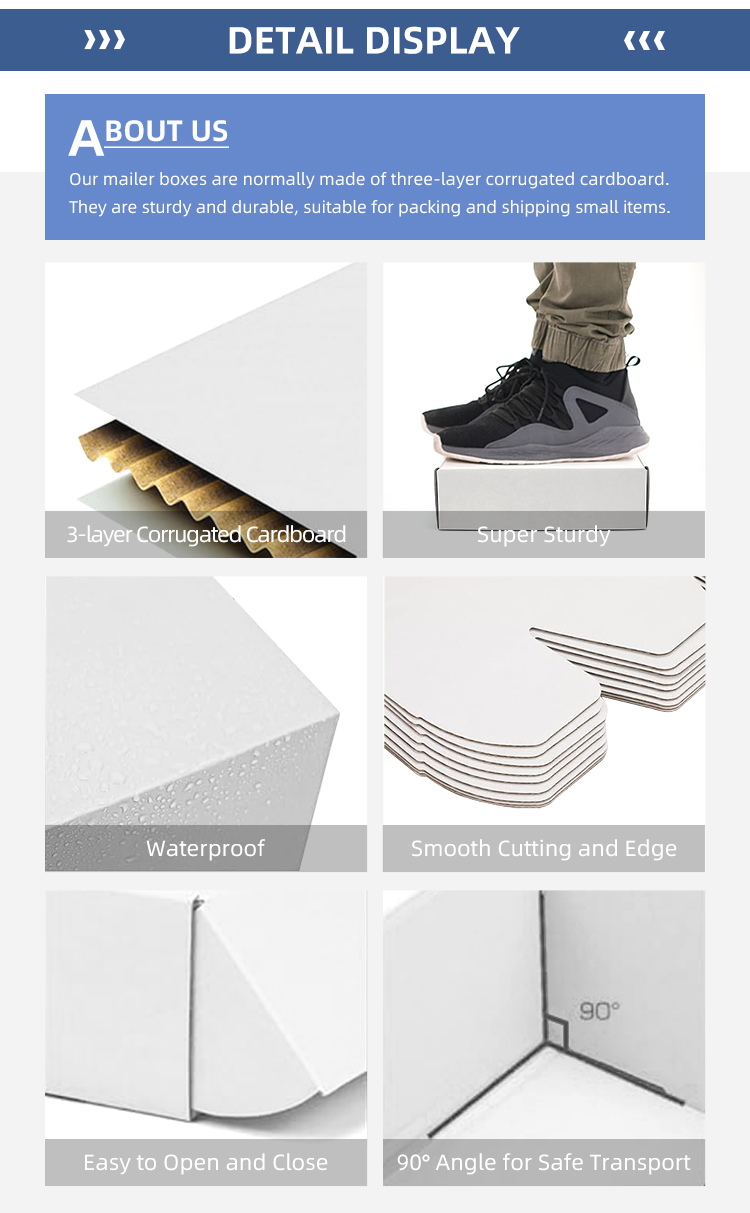 Ivory Board Box For Gift Recycled Kraft Shipping Mailer Boxes Customized Colour