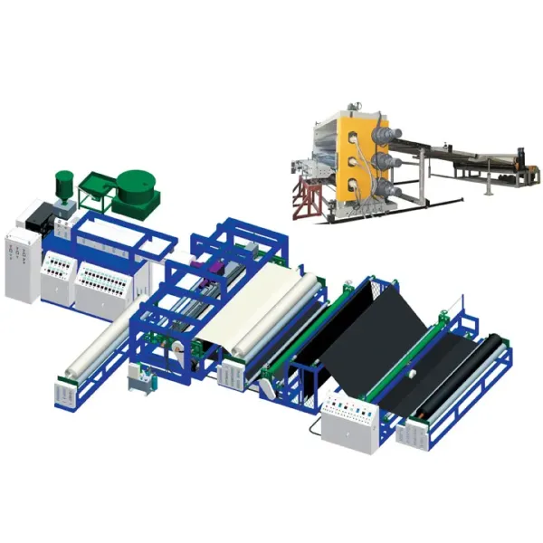 Automatic Coating and Lamination Production Line with 0.1-30mm Film Thickness and 8000mm Width for Geo-Membrane Film Extrusion