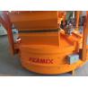 Buy cheap Mixer Capacity 250L Concrete Mixing Equipment PMC Low Gypsum Mixing Orange Color from wholesalers