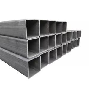 China 25x50 Low Carbon Steel Pipe Galvanized Structural ERW Rectangular Steel Tube wholesale