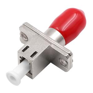 China LC Female to ST Female Single Mode Simplex Metal Fiber Optic Adapter/Coupler without Flange wholesale