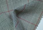 100% Polyester Cotton Yarn Dyed Fabric / Grey Striped Fabric Eco - Friendly