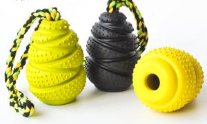 China Natural Rubber Water Fetch Soft Pet Ball Toys For Large / Small Dogs wholesale