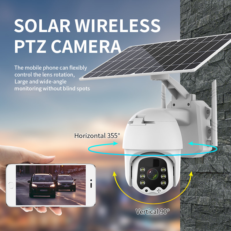 Security System Tuya Smart Camera PTZ Wireless Outdoor Waterproof Wifi 4G Solar Camera