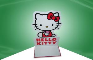 China Corrugated Cardboard Standees , Cardboard Display for Hello Kitty Toys on sale