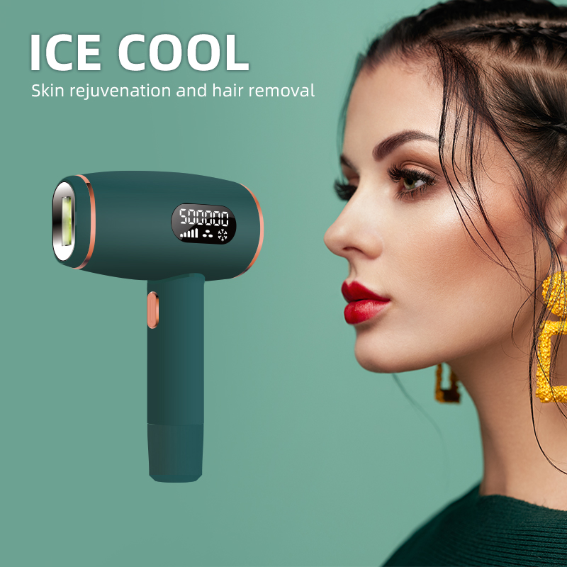 Ice Cool IPL Laser Hair Epilator Removal Machine Permanent Painless Home Use Hair Remover Device