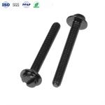 Carbon Steel Long Bolt Black Zinc Slotted Non Standard Flat Head Bolts 4.8 Grade