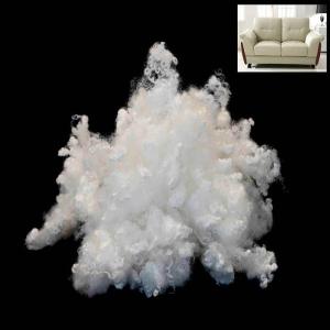 China Anti Bacteria Polyester Synthetic Fibre 64mm Conjugated Polyester Fiber wholesale