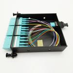 Aluminum MTP MPO Cassette Module LSZH Material With Multi Mode Aqua LC 4C