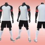 23/24 Premium Fabric Plain Soccer Jerseys Short Sleeve Football Jersey Full Set