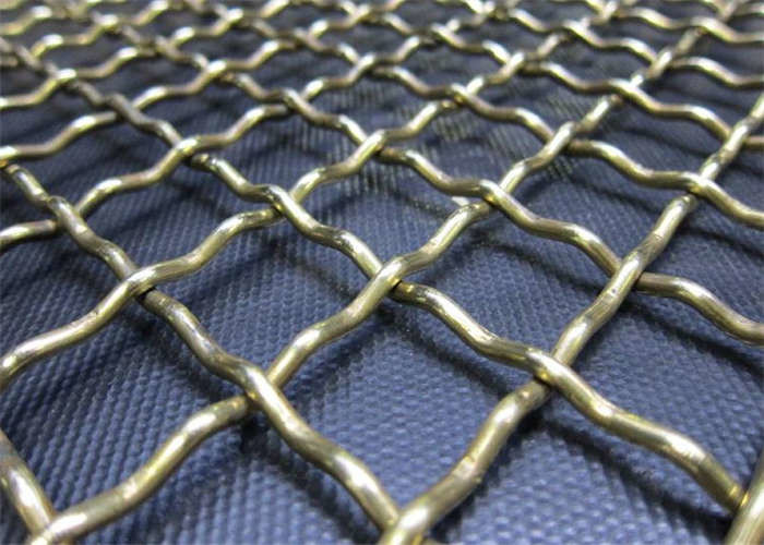 30m Length 316 Stainless Steel Mesh Screen Crimped Square Woven Mesh
