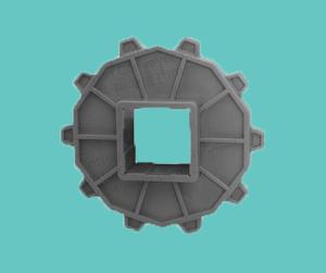 China ZY7000RR RAISED RIB CONVEYOR MODULAR BELT SPROCKET S400 DRIVE WHEELS MATERIALS NYLON PA6 wholesale