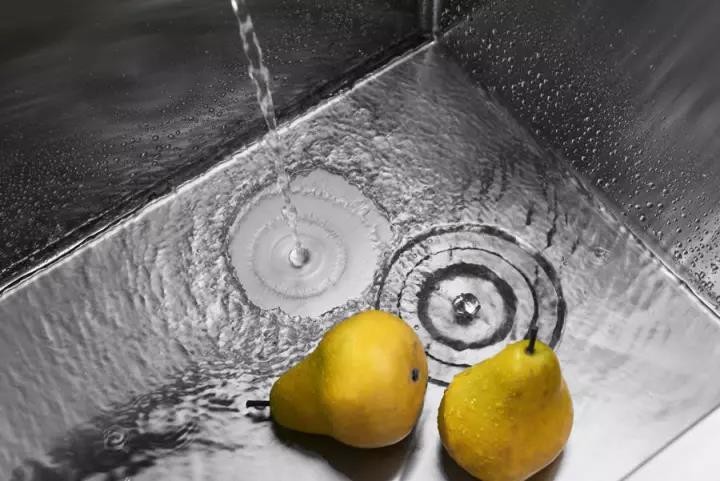 Round Double Bowl Undermount Sink With Drainboard Sink Brushed Surface Australia Style