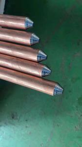 China Solid Copper Earth Rod Ground Rod 8ft 10ft wholesale