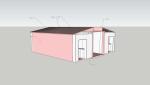 40ft Custom Single Side Expansion Twin Cabin Container House Green Building