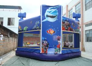 China Indoor or Outdoor Commercial Grade Bouncy Castle / 0.55MM PVC Inflatable Bouncer wholesale