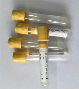 China Medical Vacuum Blood Collection Tube 2 - 10ml Gel Tube With Yellow Top wholesale