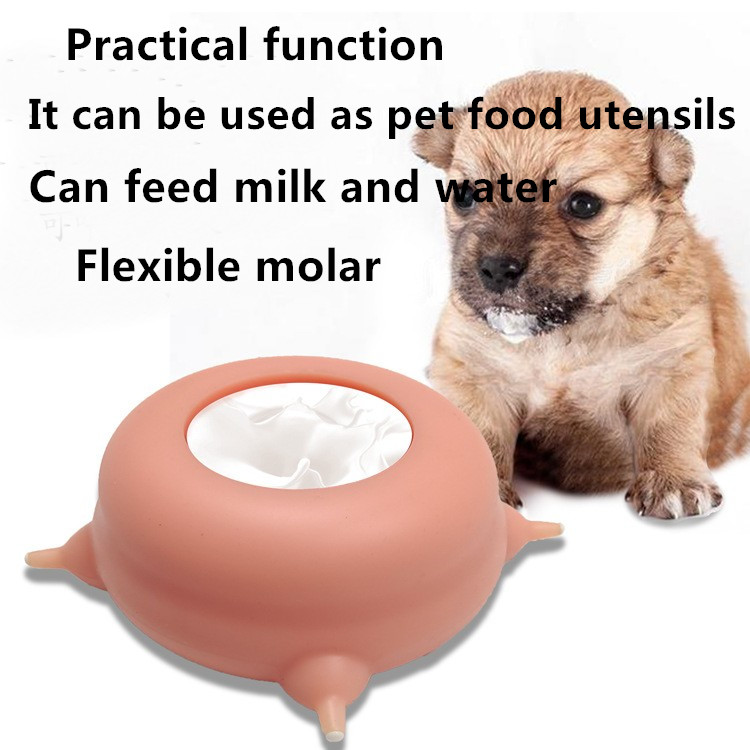 Anti Choking Silicone Pet Milk Suction Automatic Feeding Bottle 200ml
