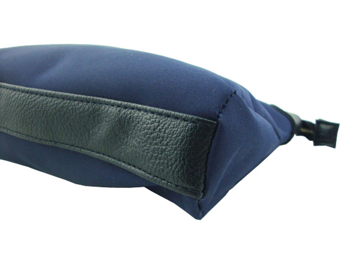 Firm Zipper Pouch Travel Accessory Bags With Microfiber And PU Material