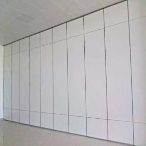 China Aluminum Frame Leather Finish Movable Partition Walls Max Height 18000mm wholesale