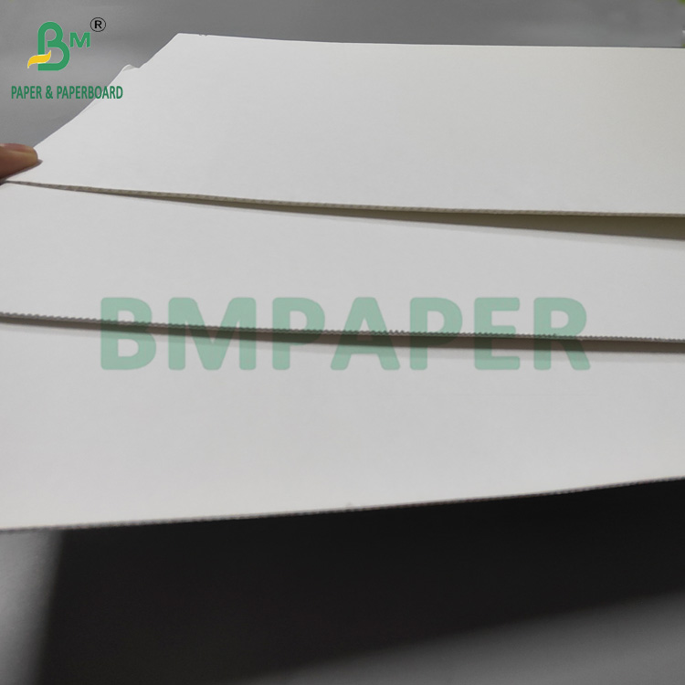 120+120+120g White Corrugated Cardboard Sheets For Cosmetic Liner 30" x 40" 