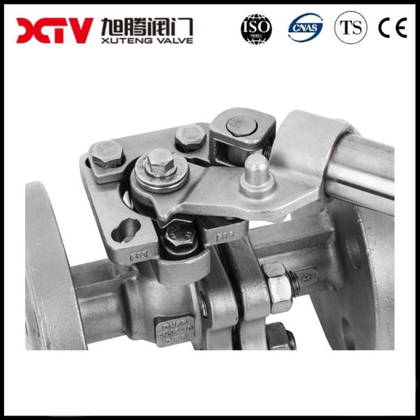 GB/T12237 Standard Industrial Usage Xtv Lever Operated Flange Spring Return Ball