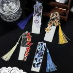 Custom Metal Bookmark butterfly Tassel Hollow Metal Bookmarks