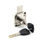 Zinc Alloy L 22mm Furniture Hardware Drawer Lock Square Shape