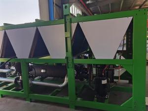 China 125HP Air Cooled Chiller Machine R4047C / R22 Refrigerant wholesale