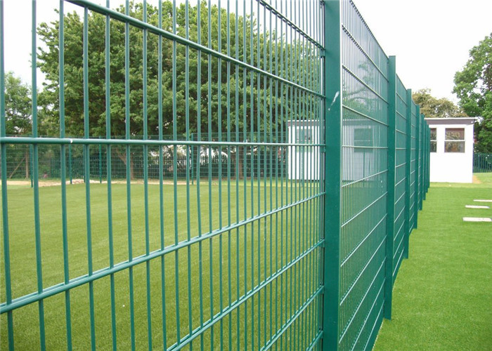 545mm Double Wire Mesh Fence / Powder Coated Wire Mesh Garden Fence Panels