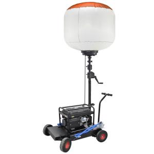 China Telescopic LED Balloon Light Tower 1400W Mobile Light Tower Lamp For Construction Sites wholesale