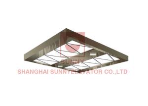 China Elevator Cabin Decoration Central Soft Flat Image Ceiling + Central Soft Lighting wholesale