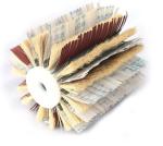 Grit 80 Sandpaper And Sisal Sanding Brush Roller For Wooden Furniture Suface