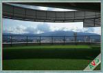 UV Resistant Landscaping Synthetic Grass Field Green / Apple Green 8000 Dtex